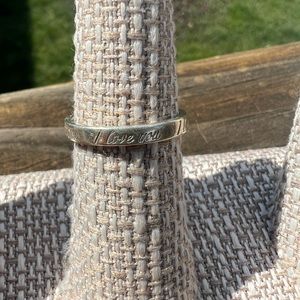 Tiffany & Co. I Love You Ring Sterling Size 7
